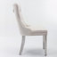 Chaise de salle à manger rembourrée, ensemble de 2-1802763442-1802763447