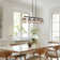 Quitman 5 - Light Gold/Black Kitchen Island Linear Pendant