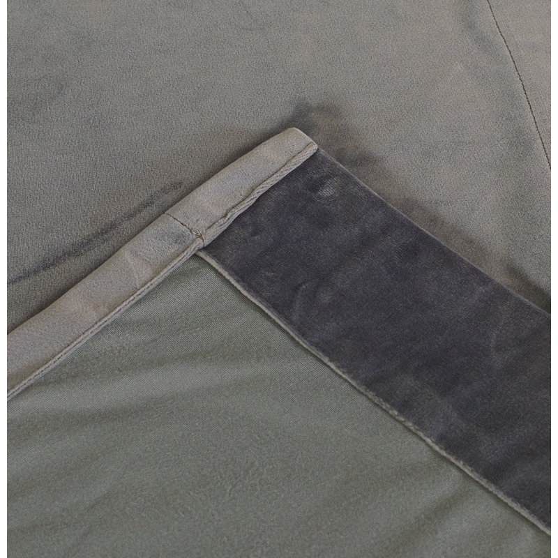 Panneau de rideau simple obscurcissant avec œillets Ciel, l 52 po x L 84 po, Anthracite