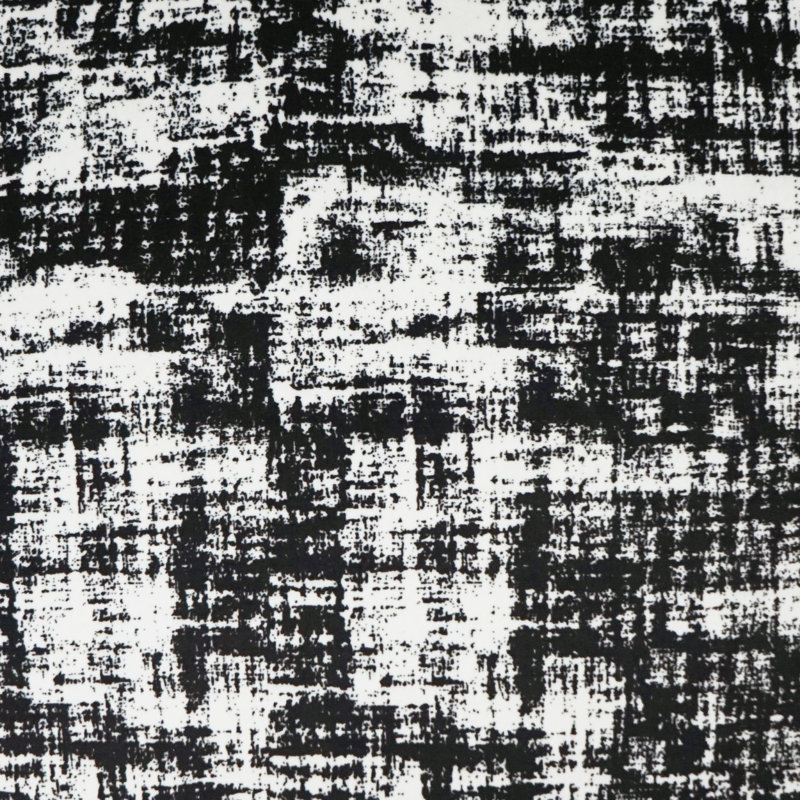 Coussin décoratif Dante, Noir, Carré 22 po
