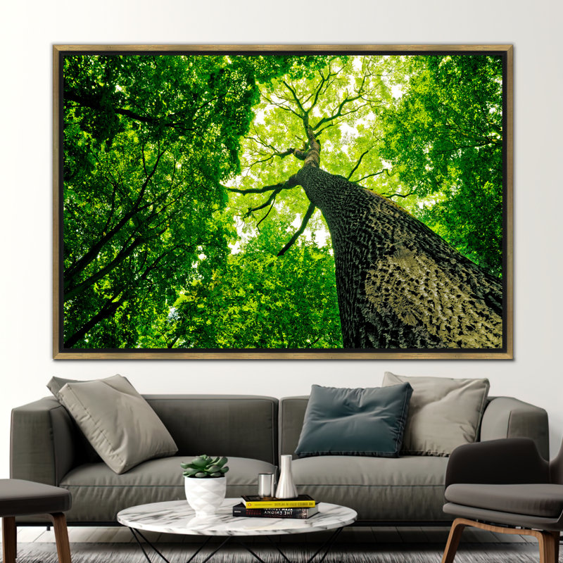 Print on Canvas, Framed Print without Mat, Gold, 20 cm H x 30 cm W