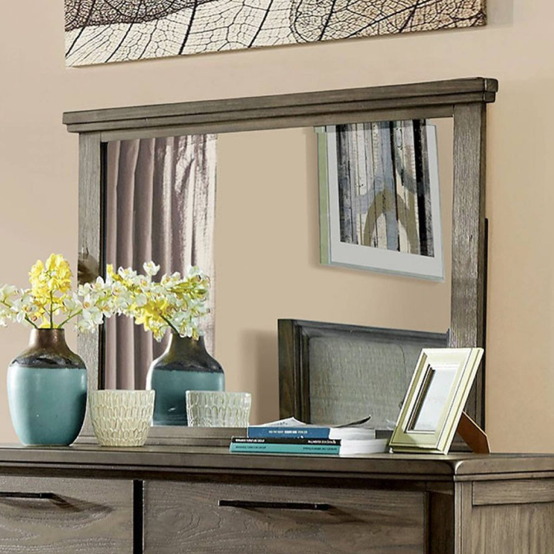 Miroir Swarttz au fini gris