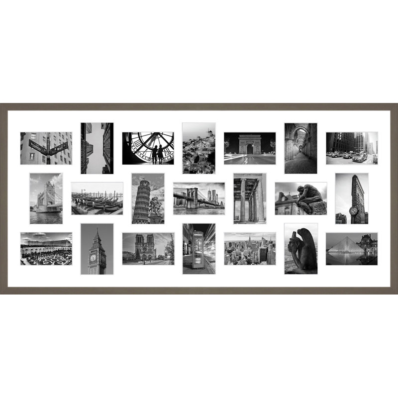 Larrissa Collage Picture Frame, Titanium