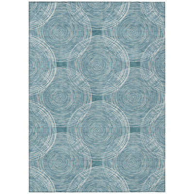 Machine Washable Indoor/Outdoor Chantille ACN2534 Geometric Rug
