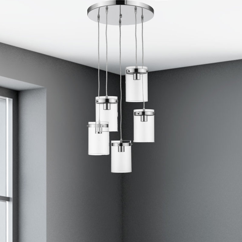 Lambrecht 5 - Light Cluster Pendant, Chrome