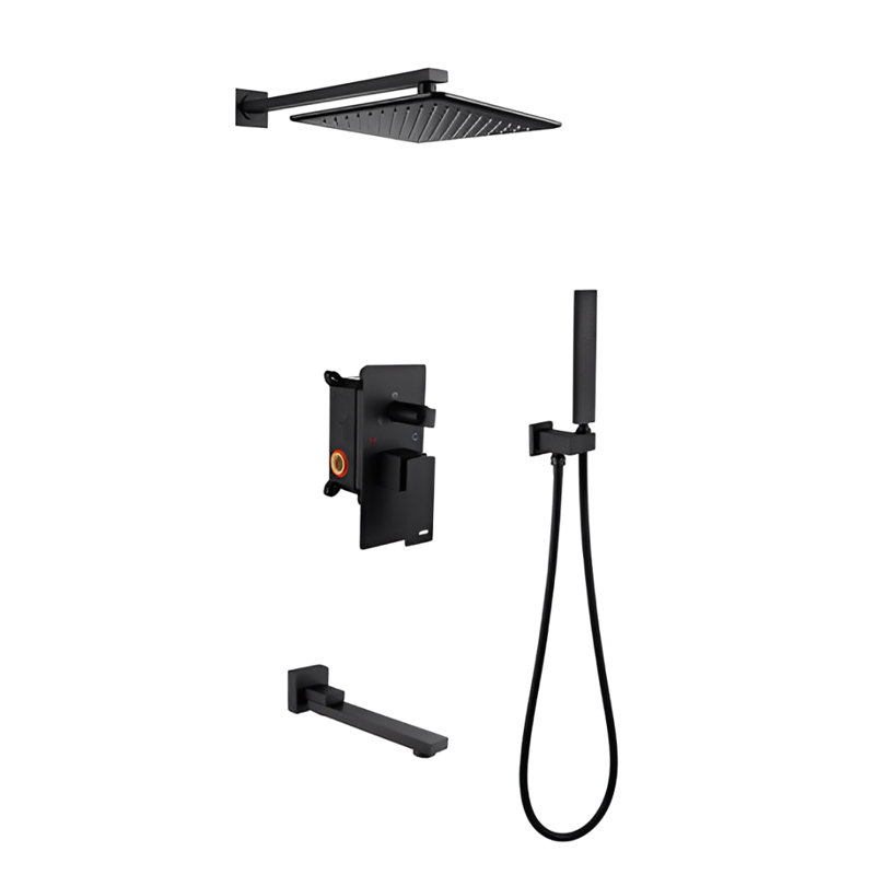 NERO 3 WAY SHOWER COMPLETED KIT