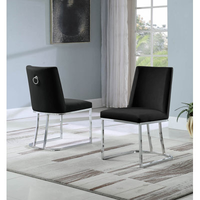Stansted 19'' H Velvet Upholstered Side Chair