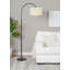 Lampe sur pied en métal 72 po April