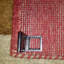 Necmi Striped Area Rug in Multicolor Red