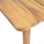 Table de salle à manger d'extérieur en bois d'acacia Visola L 79 po (finition teck)