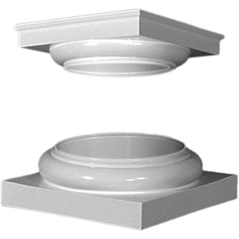 Colonne ronde Endura-Stone, 8 po de diamètre x H 5 pi ,  Plan type A - non fendu / entier