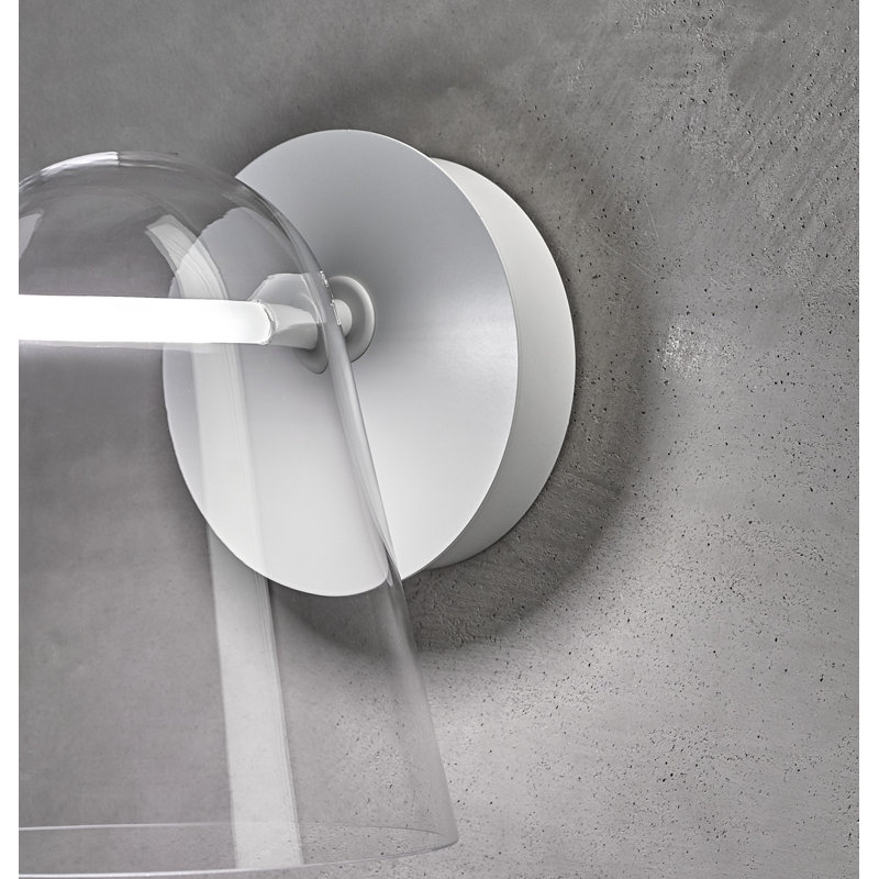 LED Armed Sconce, Matt White, 2700K