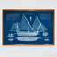 «Antique Ship Blueprint III» par Paul Cezanne - reproduction d'art encadrée-868152949-868152951-868045405