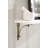 Hatley Ornate Vintage Marble Wall Shelf