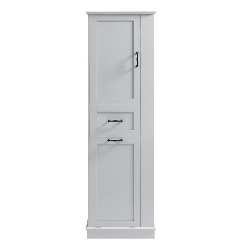Grande armoire de rangement moderne, Gris