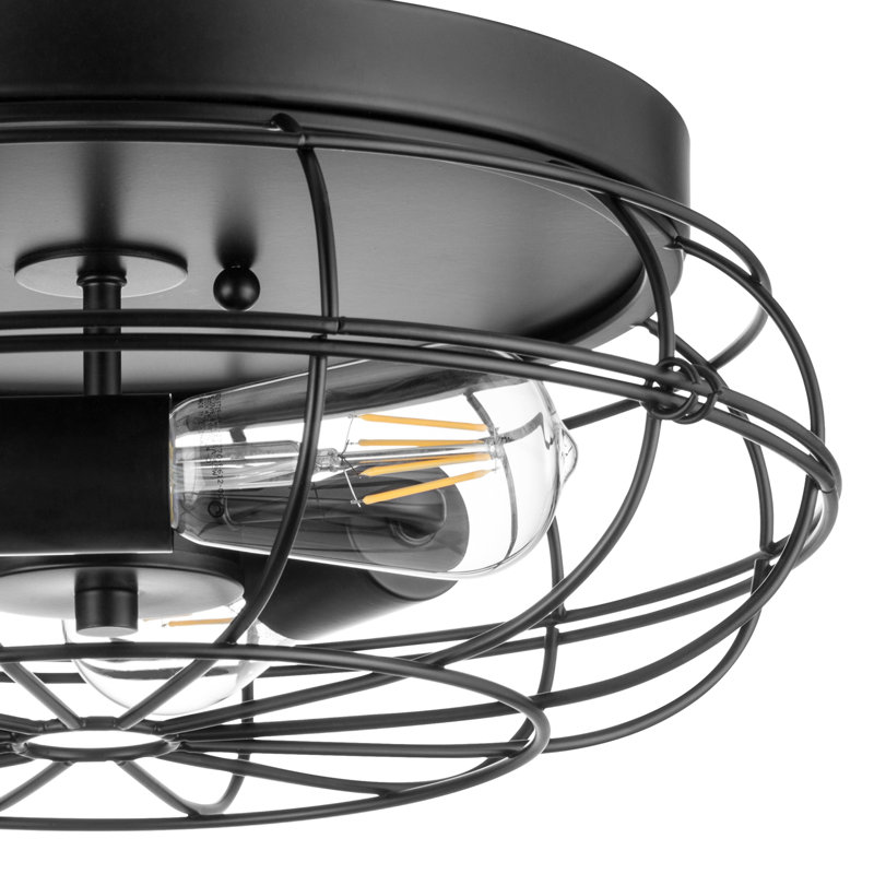 Luminaire encastré industriel avec cage Lincoln Woods