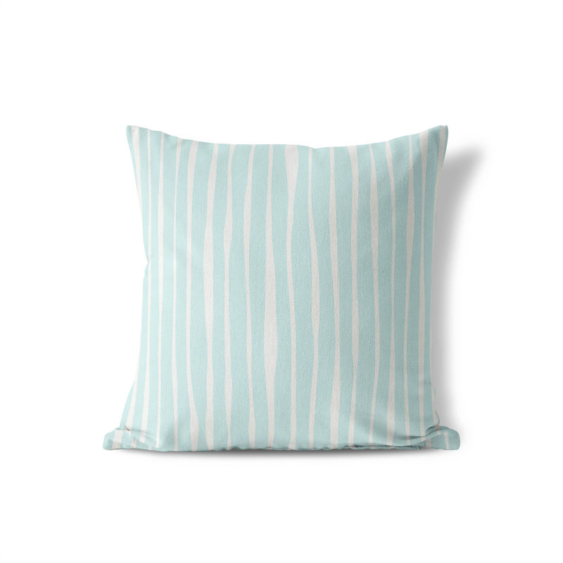 Coussin Sploog, 20"H x 20"W, Blue Striped