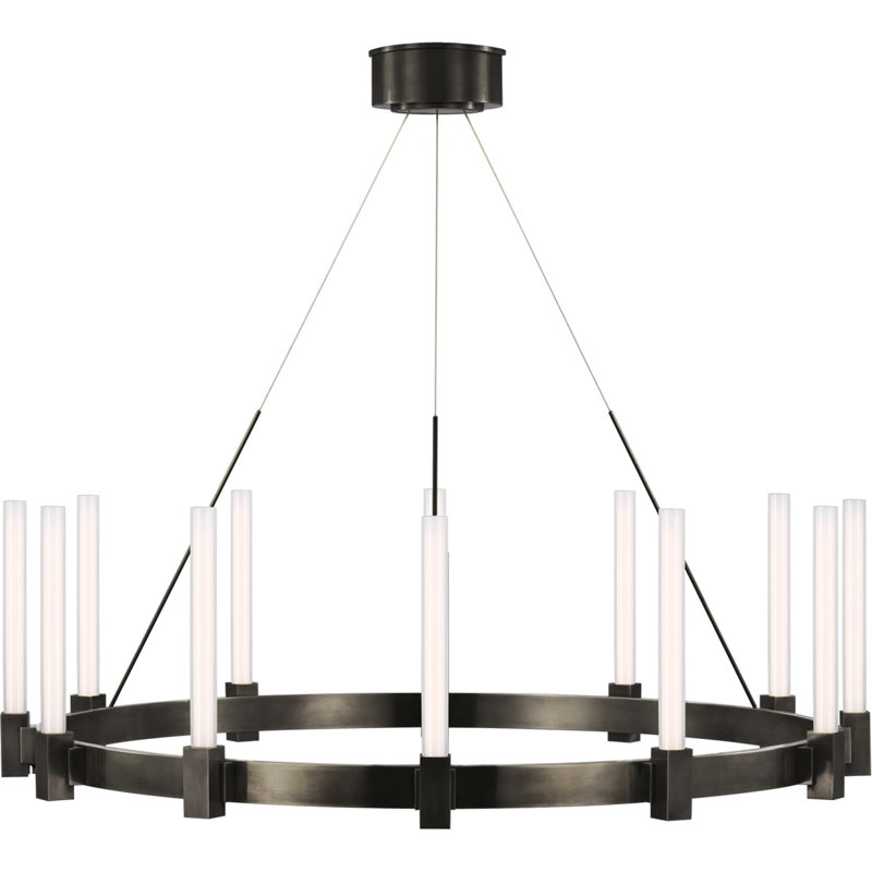 Ian K. Fowler Mafra Large Chandelier, Bronze