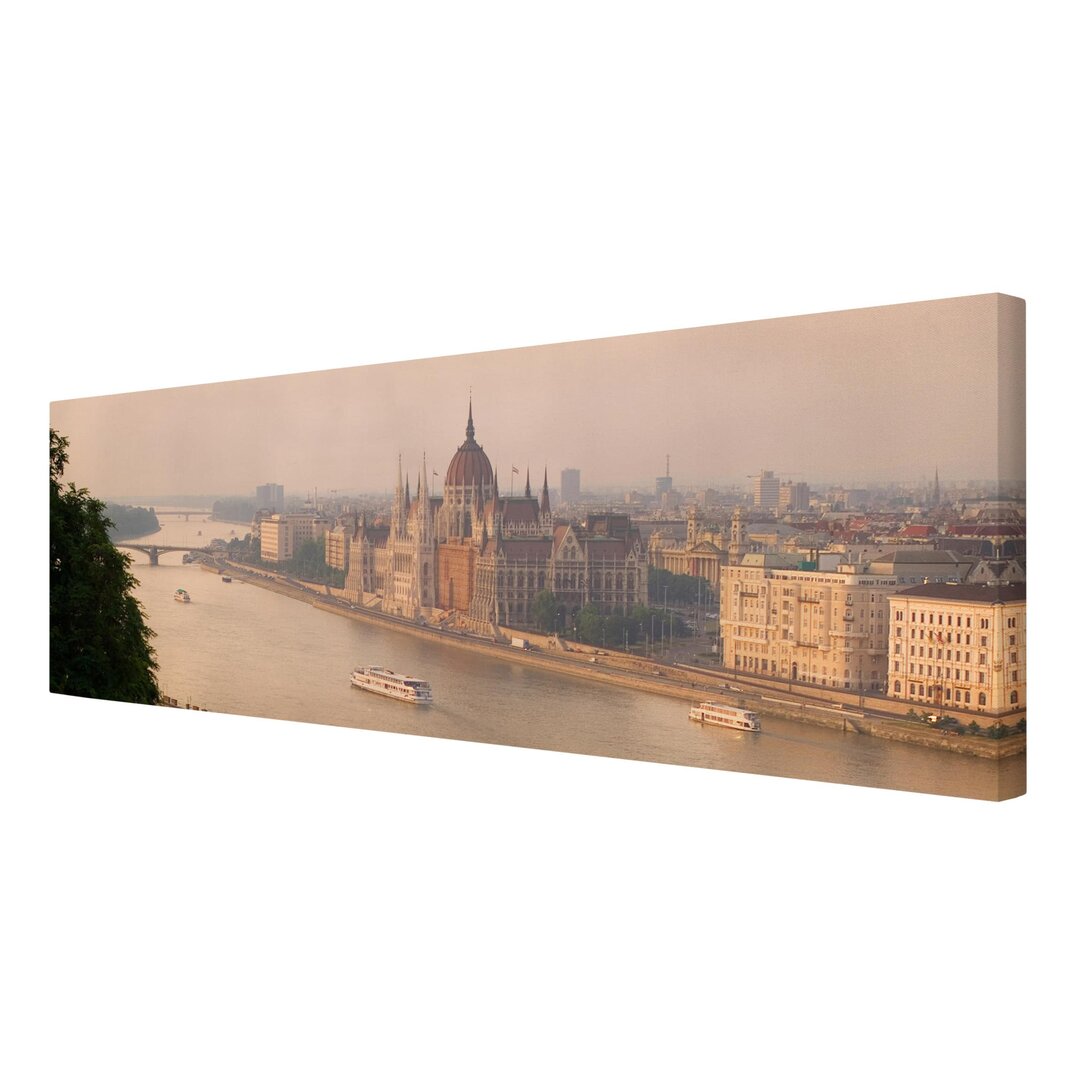 Leinwandbild Budapest Skyline