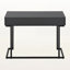 Bureau d'ordinateur à un tiroir avec pieds en métal Doniea, H 29,81 po x l 41,46 po x P 19,53 po