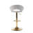 Kshaun Swivel Upholstered Adjustable Height Counter Stool with Metal Frame-732792997