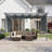 Aoodor Aluminum Pergola with Canopy-90610976-90610977