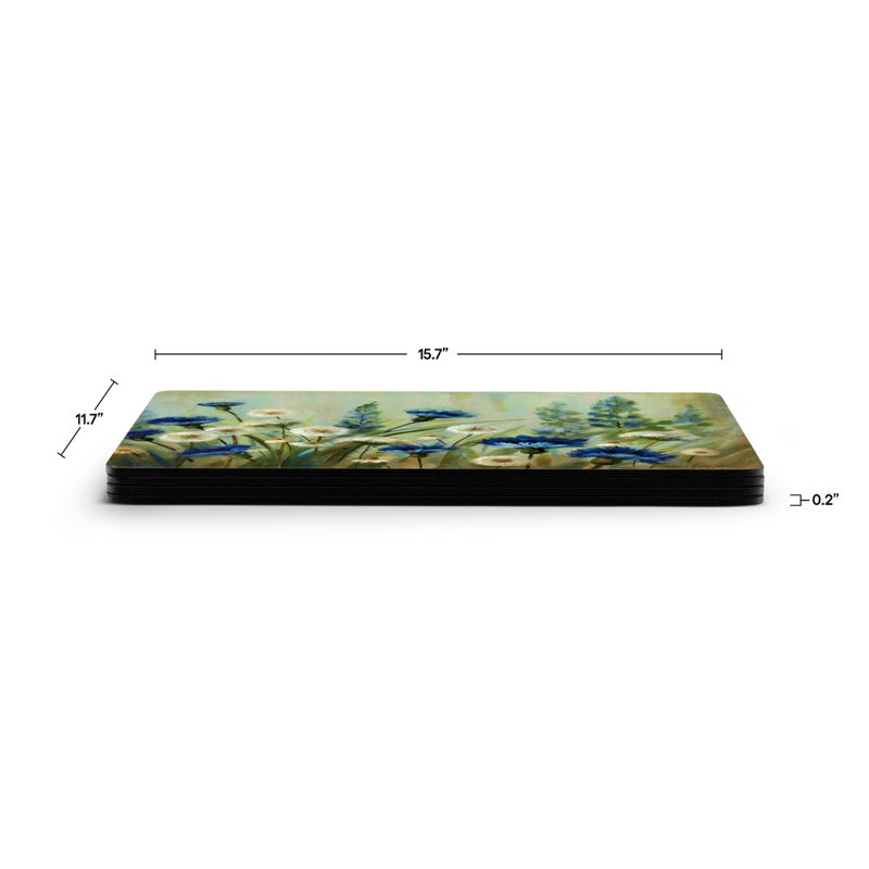 Napperon 15,7 po x 11,7 po Pimpernel Fleur Des Champs
