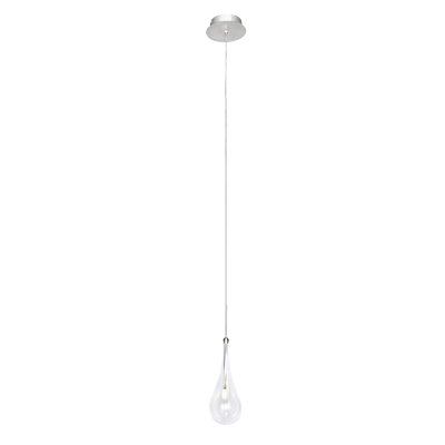 Deva Single Light Glass Dimmable Pendant