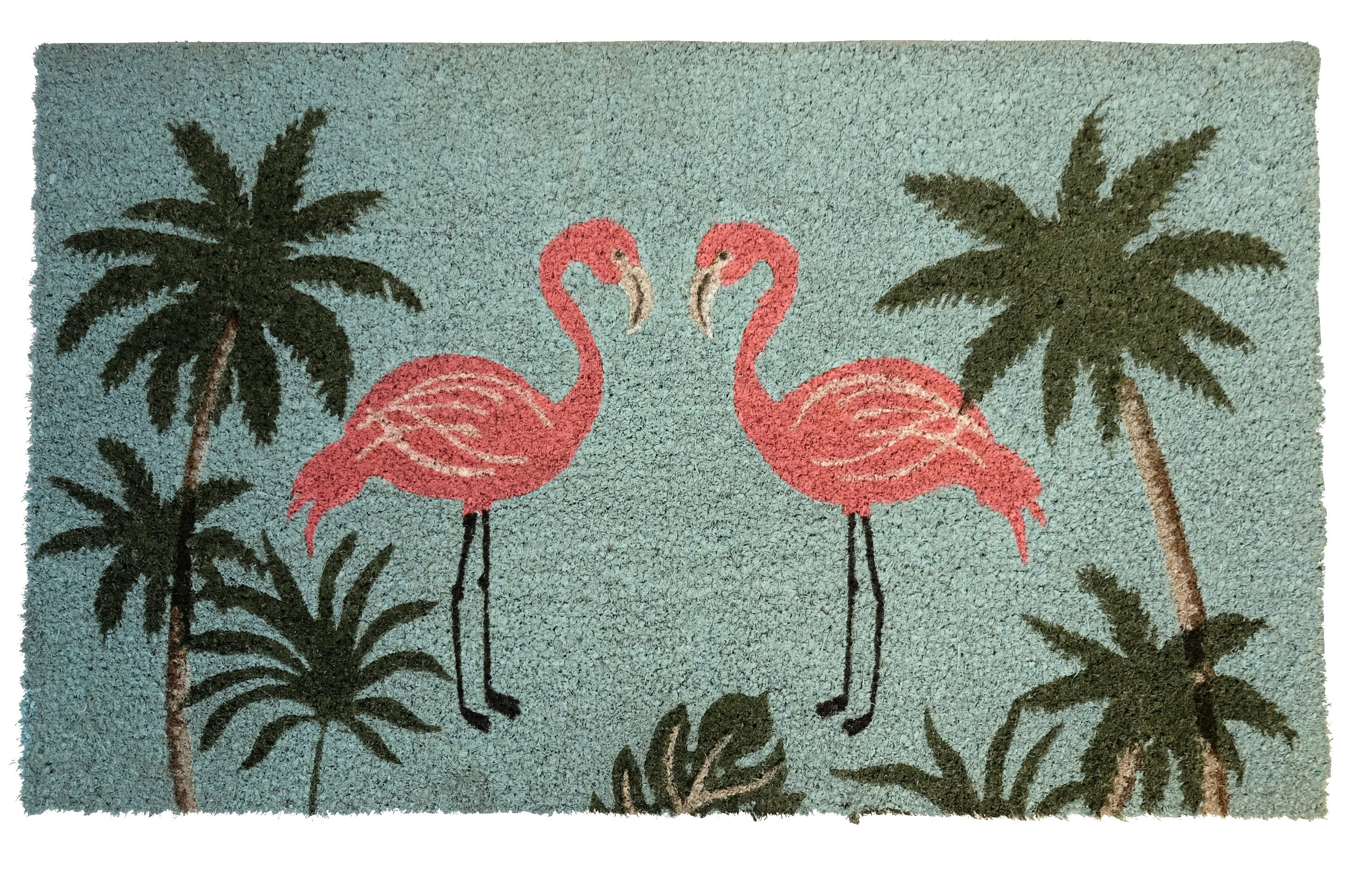 https://assets.wfcdn.com/im/41521674/compr-r85/2088/208810850/chaoyichi-tropical-pink-flamingo-sunny-green-palms-coastal-living-coir-30-x-18-indoor-and-outdoor-door-mat.jpg