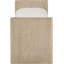 Banc rembourré en tissu crème Hickory-844275104-844275111
