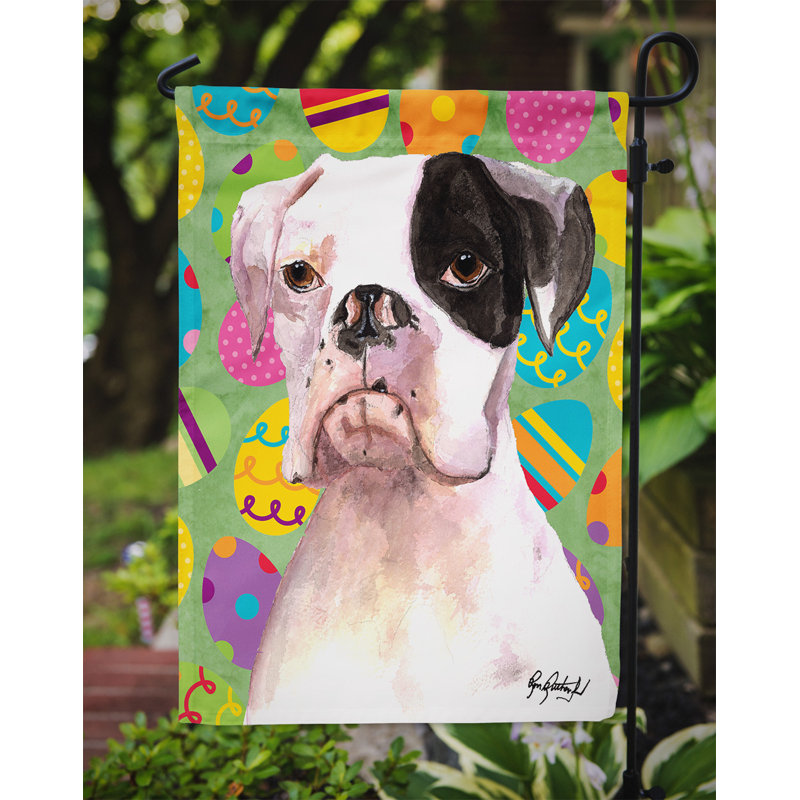 Drapeau de jardin Atara, Boxer (blanc)