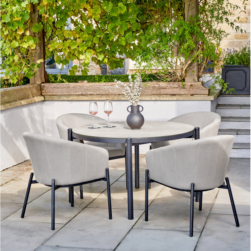 4 - Person Patio Dining Set with Round Table