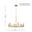 Tallant Plug & Play 6-light Chandelier in Transitional and Modern Style-107379008