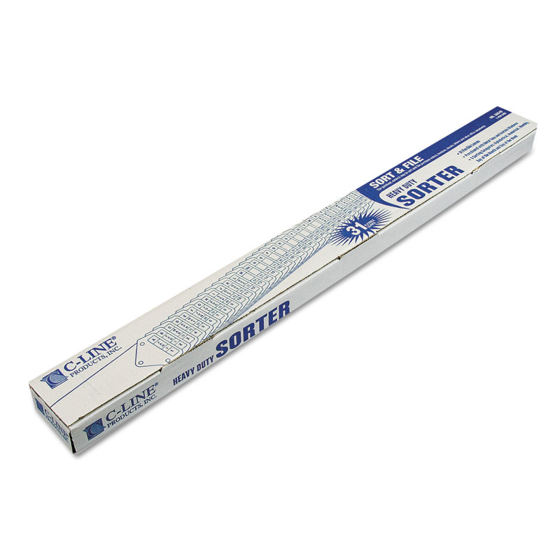 Heavy Duty Letter Size Document Sorter with 31 Dividers