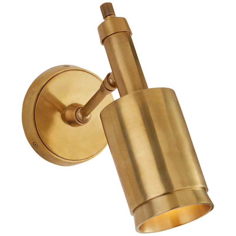 Thomas O'Brien Anders Small Articulating Wall Light, Antique Brass, Antique Brass