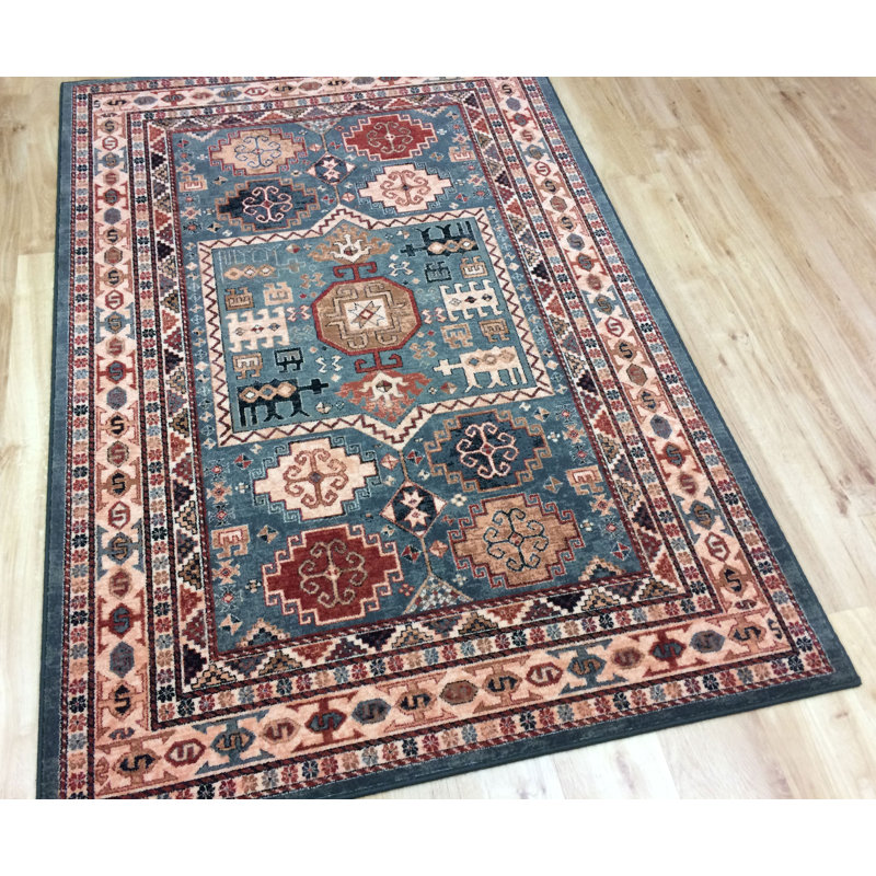 Abbeville Oriental Wool Area Rug, Rectangle 160 x 240cm