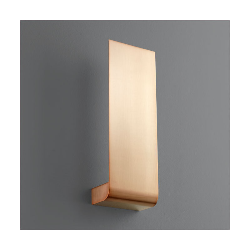 Plafonnier encastré 1 lumière del Caffrey, Cuivre satiné
