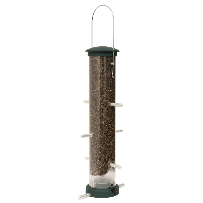 Spruce Medium Metal and Plastic Tube Bird Feeder