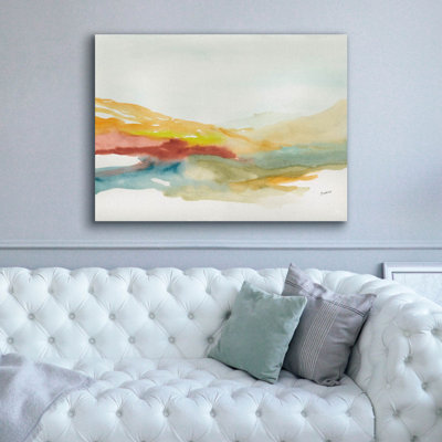«Land Contours No. 4» par Jan Weiss, art mural sur toile