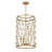 Bailey 6-Light Hubbs in Warm Brass