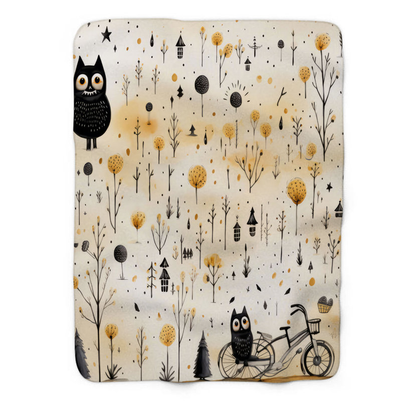 Creepy Fall - 1 Piece Premium Blanket, Queen