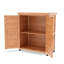 Armoire de rangement moderne avec plateau en métal, poste de travail extérieur-724220029