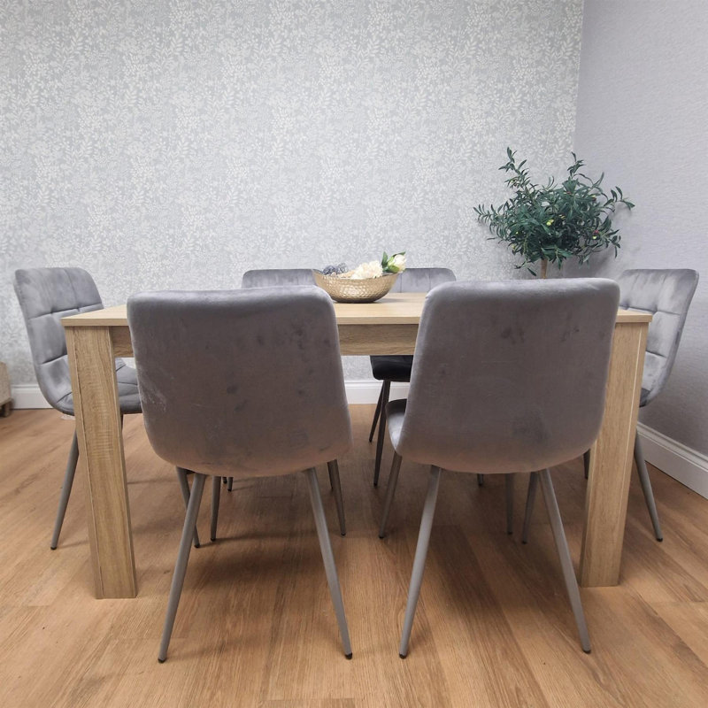6 - Person Dining Set, Grey