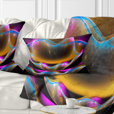 Coussin floral foncé en couleur florale