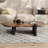51.2" Mid-Century Modern Rectangular Coffee Table, Solid Wood Veneer Living Room Coffee Table