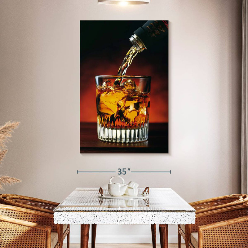 Yarlin Flowing Whisky, 51" H x 34" W