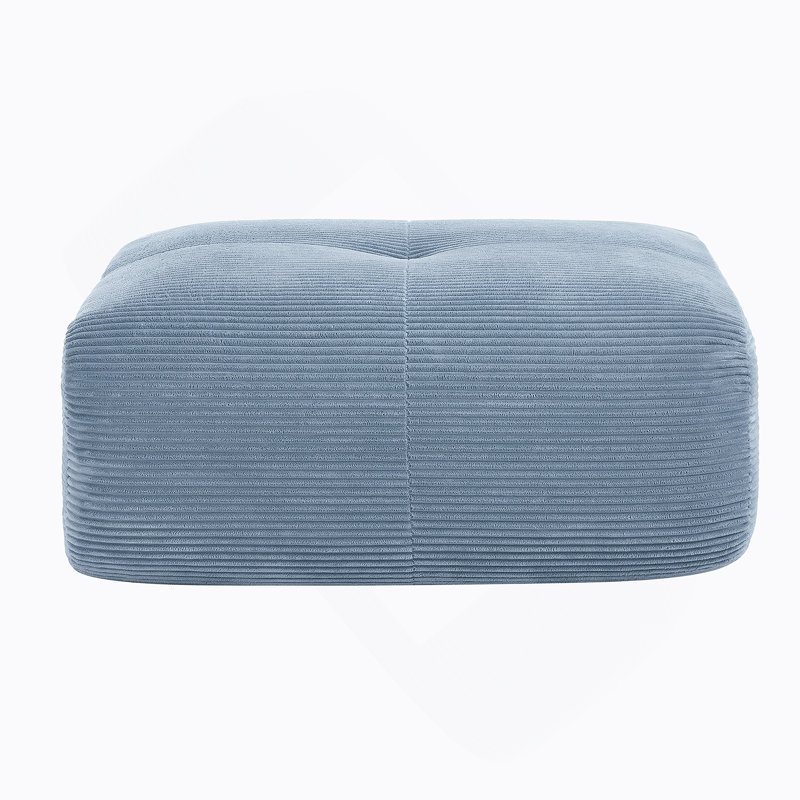 Repose-pieds rectangulaire pour l'intérieur, Blue