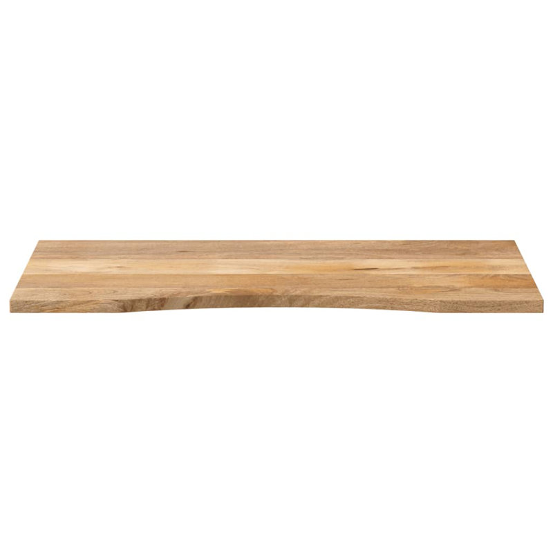 Plateau de bureau en bois de manguier massif naturel, H 1 po x l 47,2 po x P 19,7 po