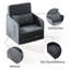 Twin 70cm Upholstered Futon Chair