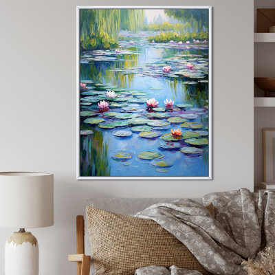 «Lake Serenity Blossoming», reproduction sur toile